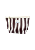 Le Sac Sulpice Havana Large Pouch in Espresso stripe