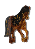 Solar Eclipse Horse Claw Hair Clip