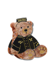 Solar Eclipse Hotel Teddy Claw Hair Clip, hand-painted bellhop bear