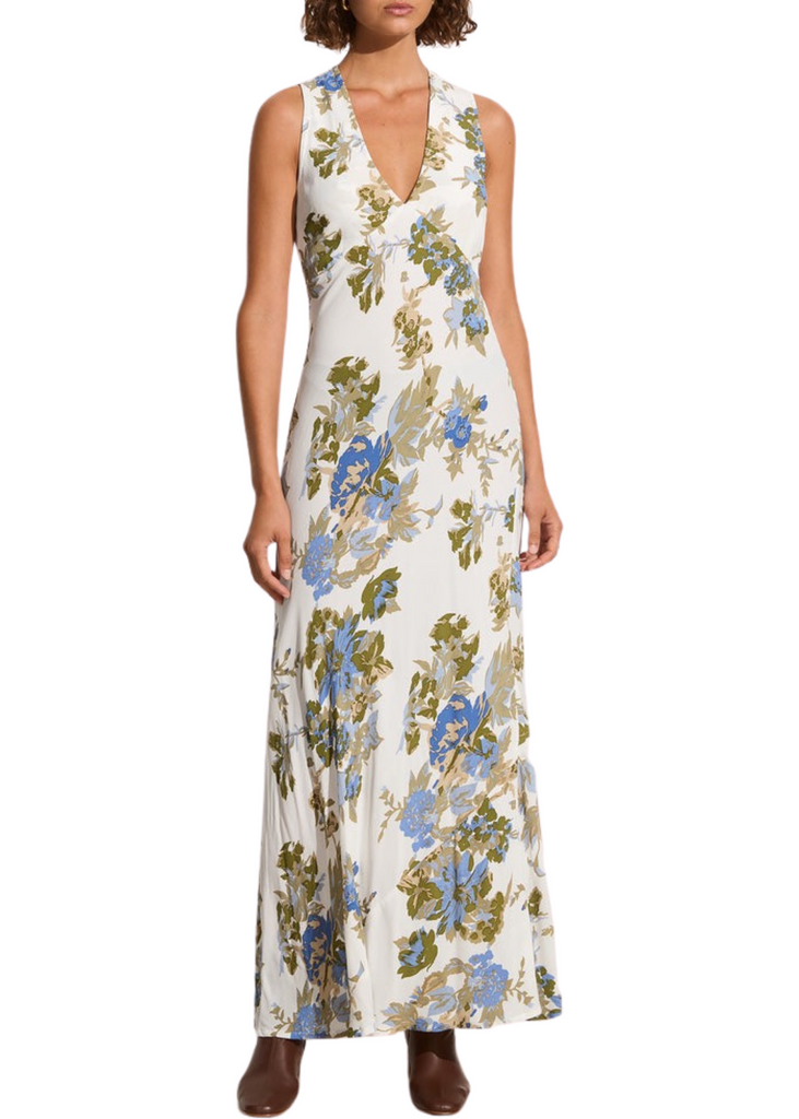 Faithfull The Brand Romi Midi Dress VIDA MOULIN