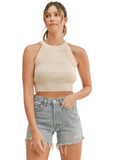 Cooper Sweater Top - Cream