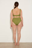 Nadine Bikini - Metallic Moss