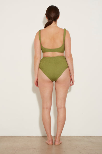 Nadine Bikini - Metallic Moss