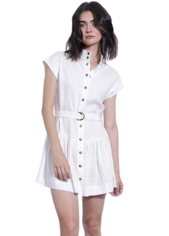 Zelie Solid Mini Dress