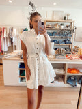 Zelie Solid Mini Dress