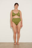 Nadine Bikini - Metallic Moss