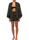 Elastic Oversized Polka Dot Short