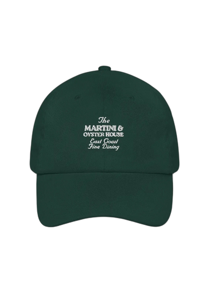 Kirty Studio Martini & Oyster Dad Hat in green