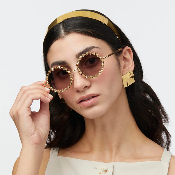 Gold Fossil Sunglasses