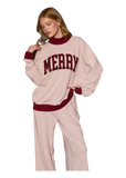 LE LIS Merry Stripe Sweatshirt