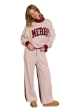 LE LIS Merry Stripe Lounge Pants