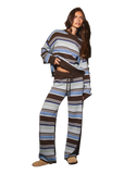 LE LIS Multi Stripe Sweater Set