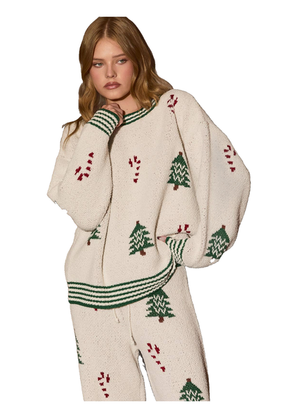 LE LIS Christmas Tree Sweater