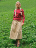 Lisa Says Gah Luna Sweater in Cherry Cola