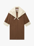 Lisa Says Gah Olson Trench in Saddle with Stable Toile lining