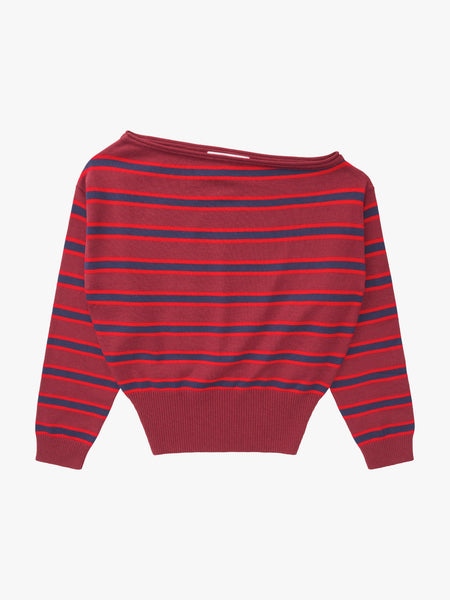 Lisa Says Gah Luna Sweater in Cherry Cola