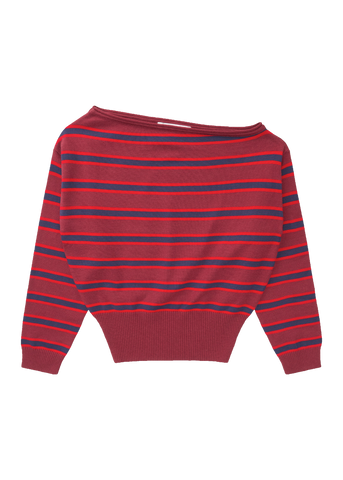 Lisa Says Gah Luna Sweater in Cherry Cola