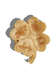 Solar Eclipse Lucky Clover Hair Clip