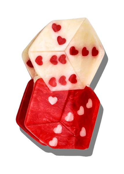 Solar Eclipse Lucky Dice Claw Hair Clip