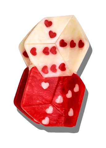 Solar Eclipse Lucky Dice Claw Hair Clip