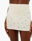 Eyelet Swim Skort