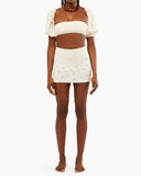 Eyelet Swim Skort