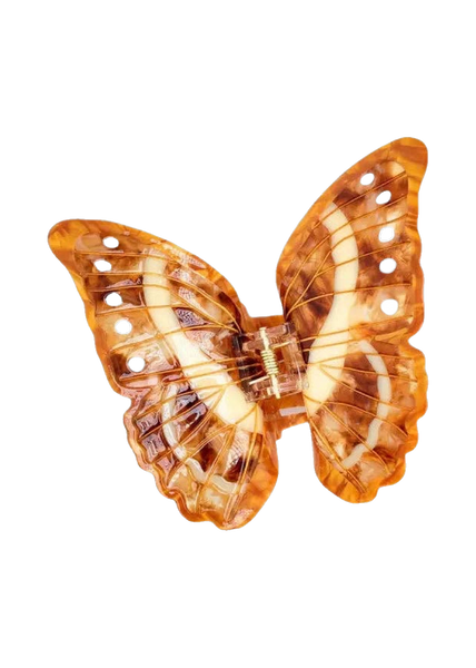 Solar Eclipse Morpho Butterfly Claw Clip
