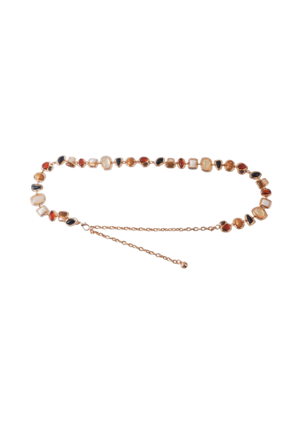 Most Wanted Multicolor Seaside Stone Chain Belt