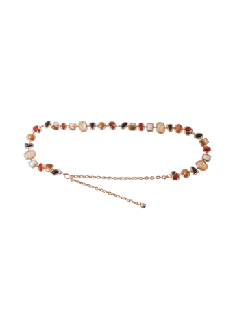 Most Wanted Multicolor Seaside Stone Chain Belt