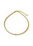 Olwen Marquise CZ Snake Chain Choker