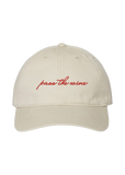 Cowboy Stargirl Pass the Wine Embroidered Hat