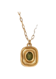 Pressie Portal Stone Necklace in Gold