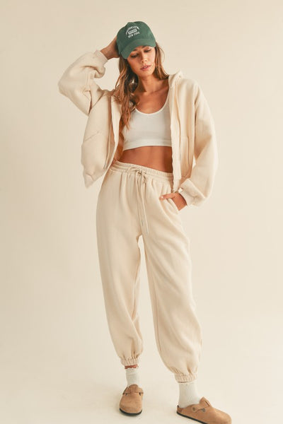 Rae Jogger Set - Ecru