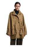 RAISONNEL Huxley Utility Field Jacket in Olive Brown