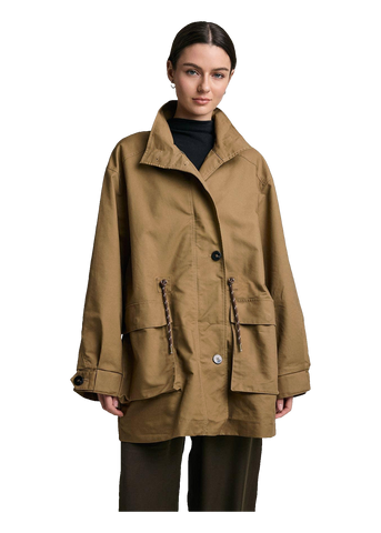 RAISONNEL Huxley Utility Field Jacket in Olive Brown