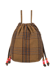 Billie Paloma Tartan Bucket Bag