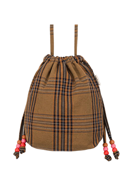 Billie Paloma Tartan Bucket Bag