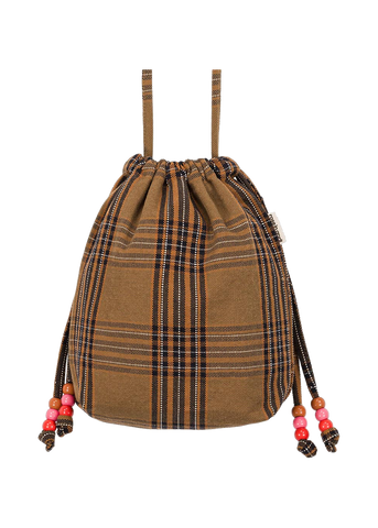 Billie Paloma Tartan Bucket Bag