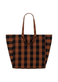 Elisa Big Vichy Ginger Tote