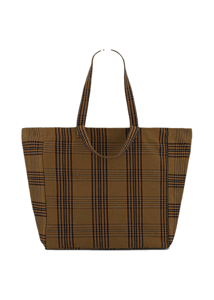 Elisa Tartan Tote