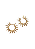 Sabliere Sunburst Hoop Earrings