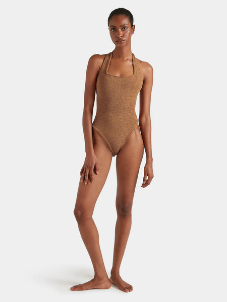 Sandy One Piece - Metallic Cocoa