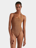 Sandy One Piece - Metallic Cocoa