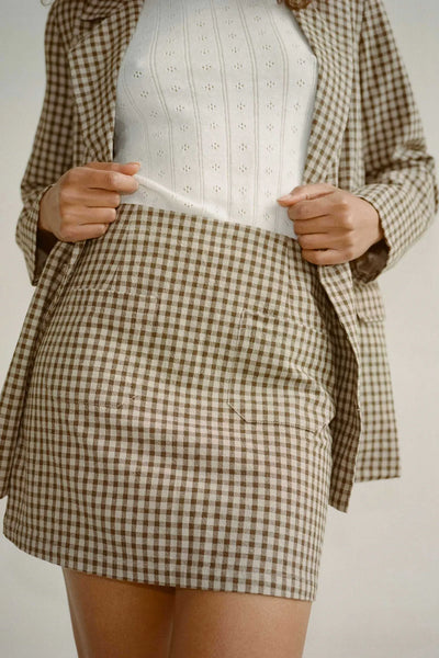 Andie Skirt Gingham