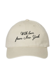 Cowboy Stargirl With Love, From New York Embroidered Hat