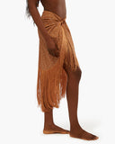 Micro Polka Dot Fringe Sarong