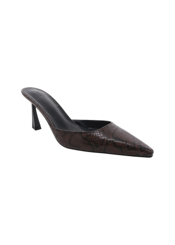 Billini Yovanni Heel in chocolate snake