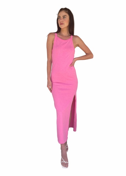 Candi Dress - Neon Pink