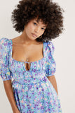 Charlene Puff Sleeve Mini Dress