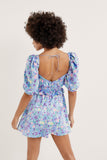 Charlene Puff Sleeve Mini Dress